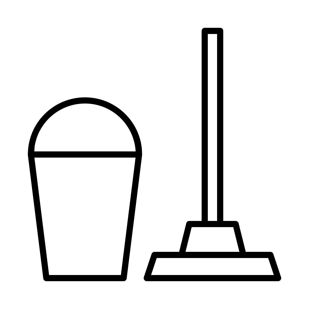 mop and bucket icon