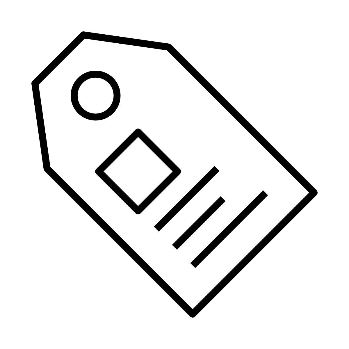 étiquette icon