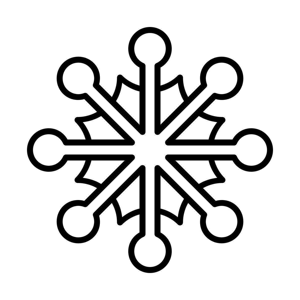 雪花 icon