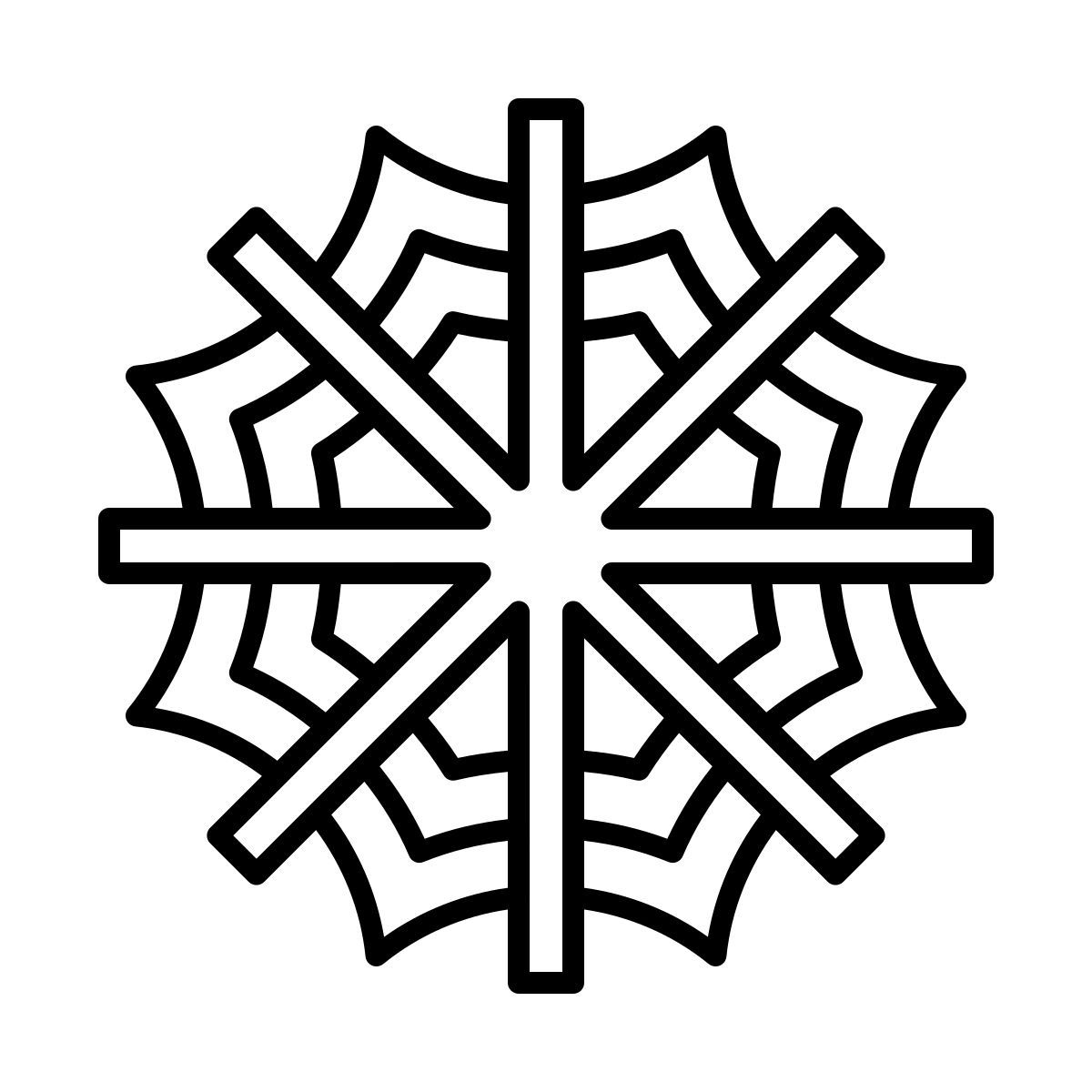 雪花 icon