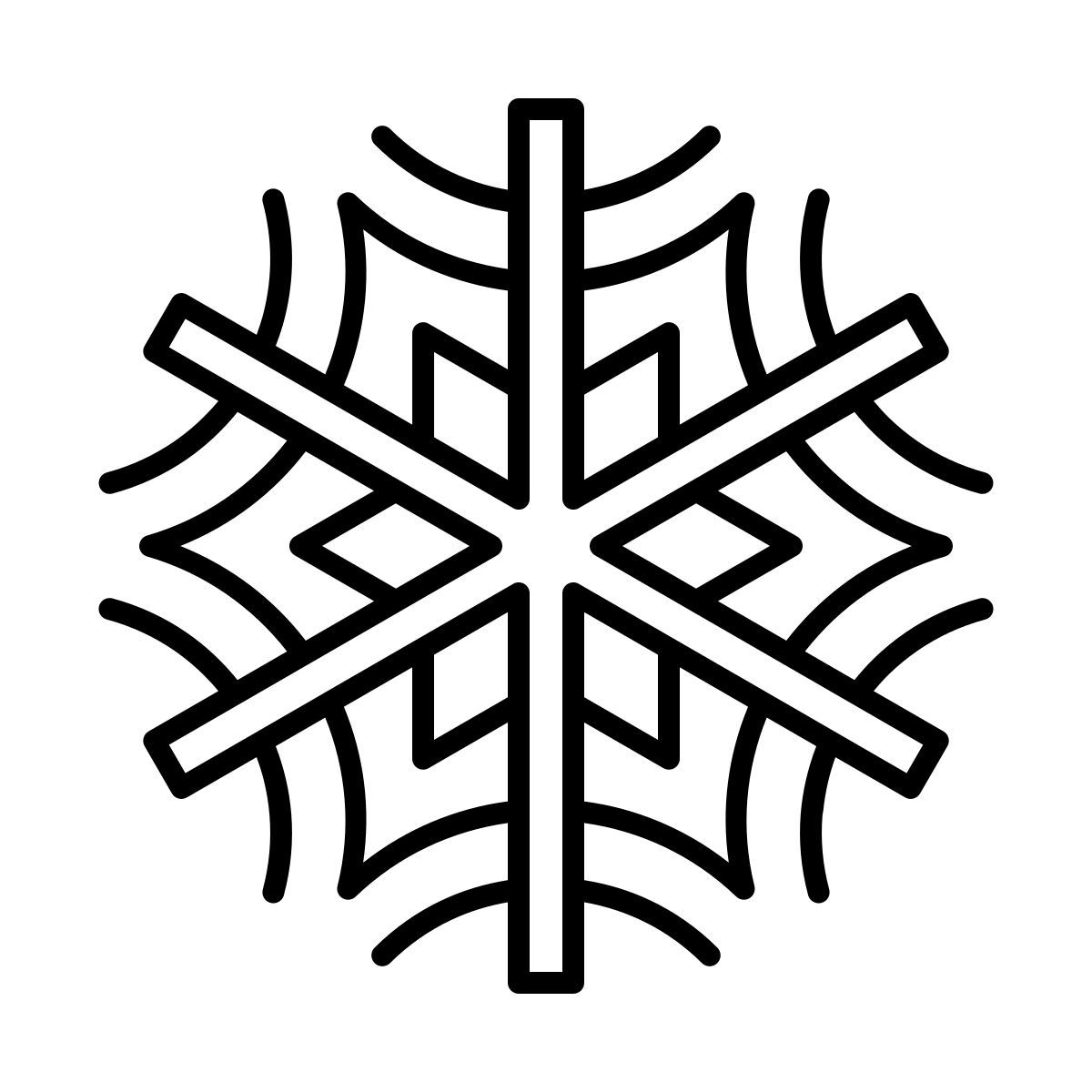雪花 icon