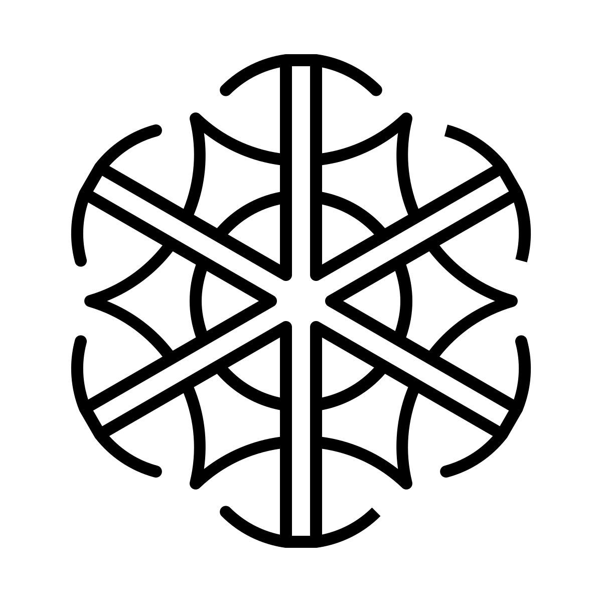 雪花 icon