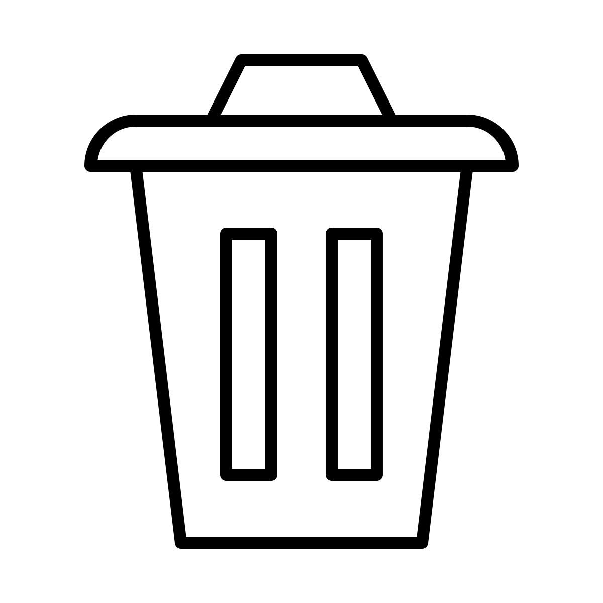trash bin icon