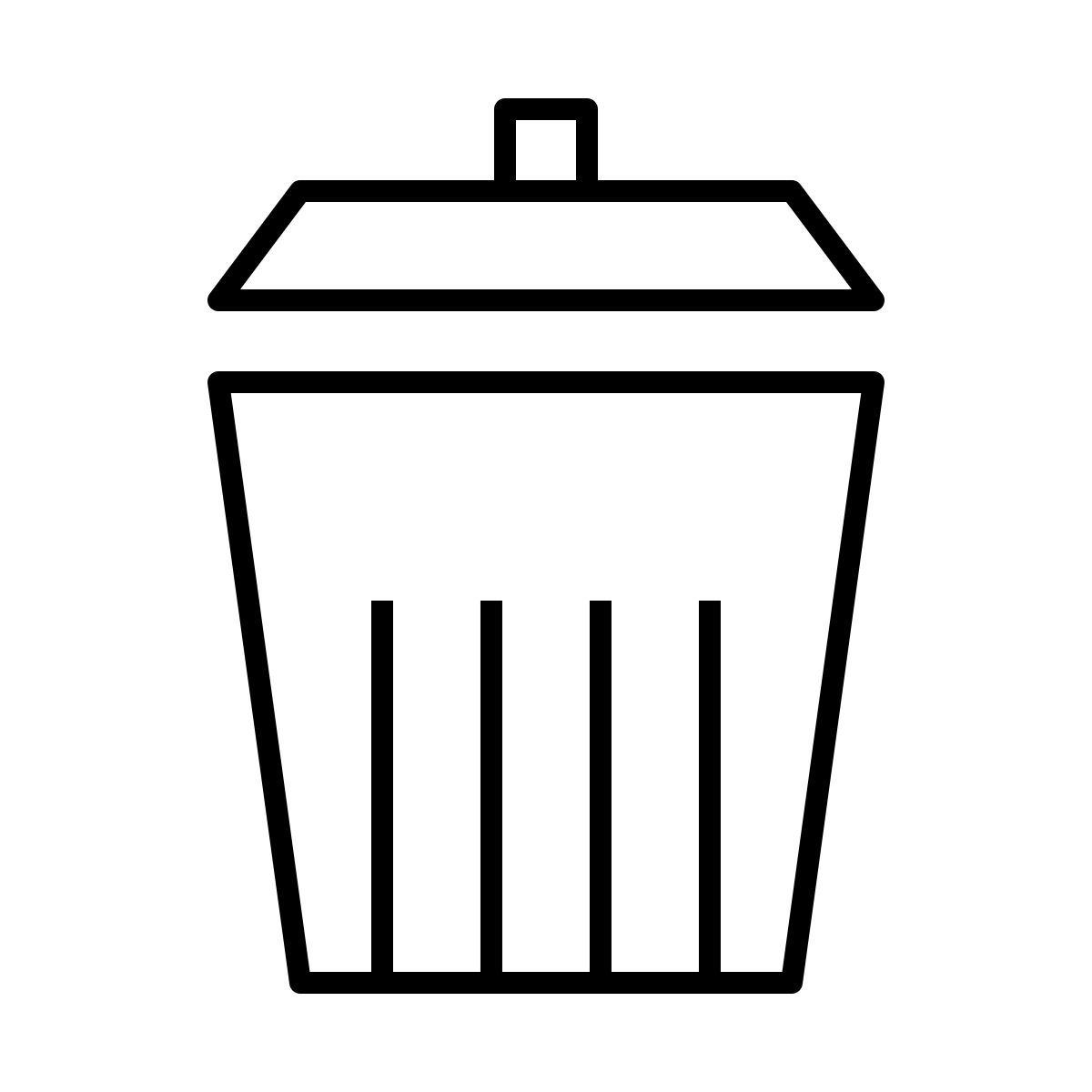 trash bin icon