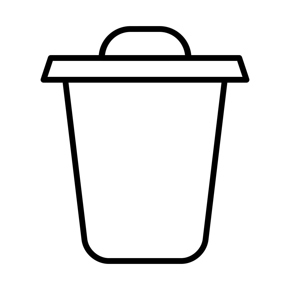 trash bin icon