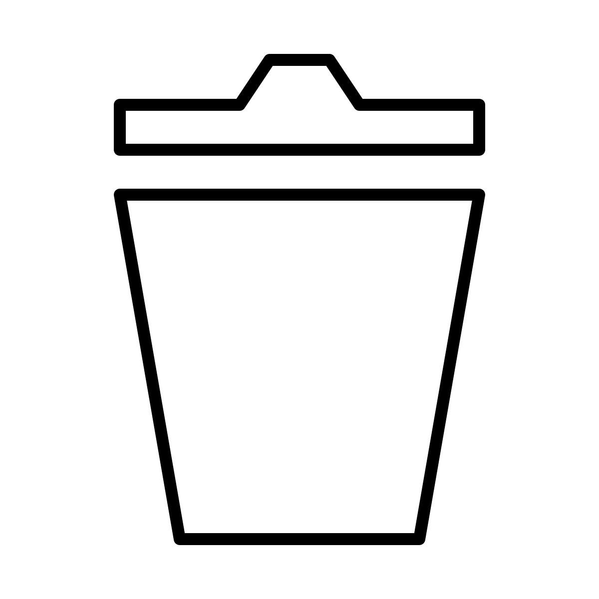 trash bin icon