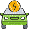 external cars-clean-energy-sketchy-sketchy-juicy-fish icon