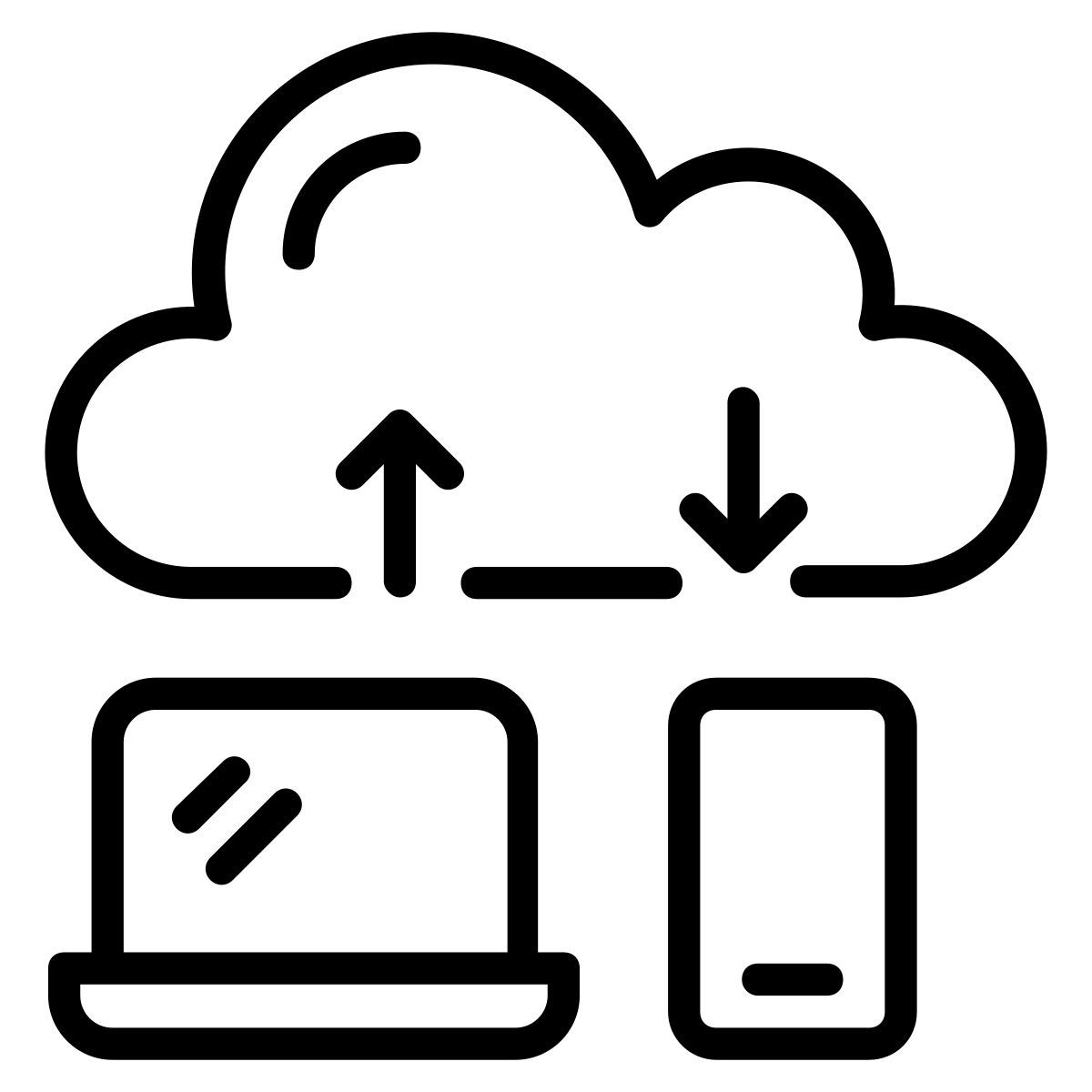 trasferimento cloud icon