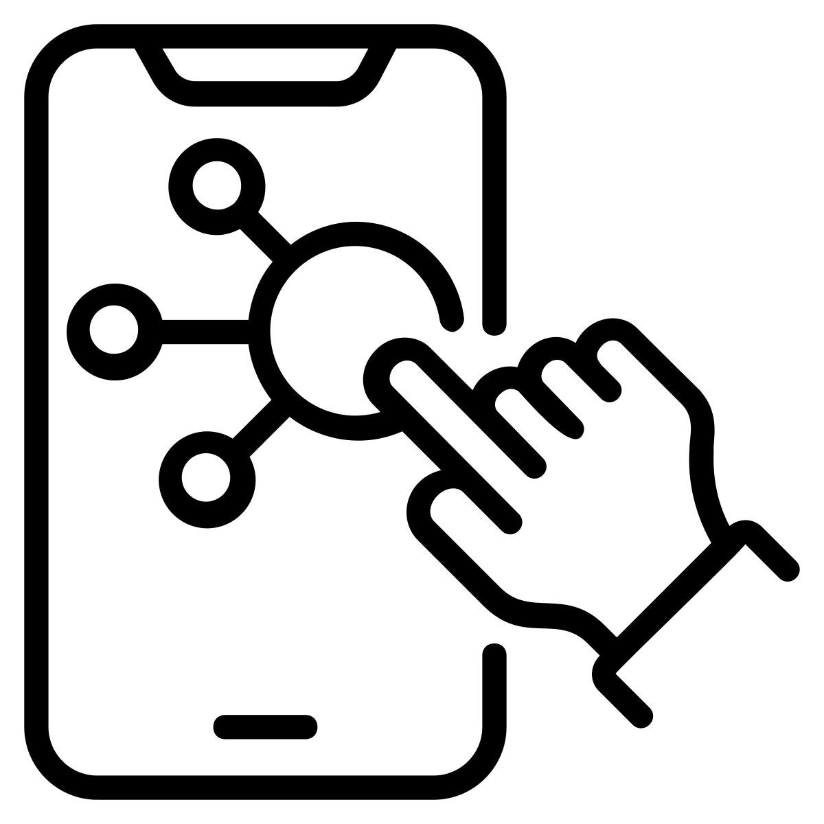 digitale interaktion icon