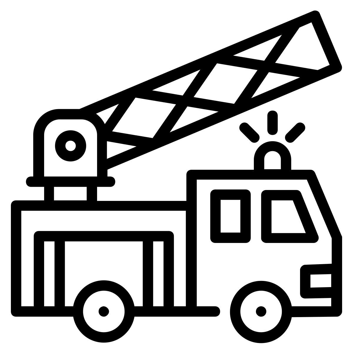 firefighter truck icon