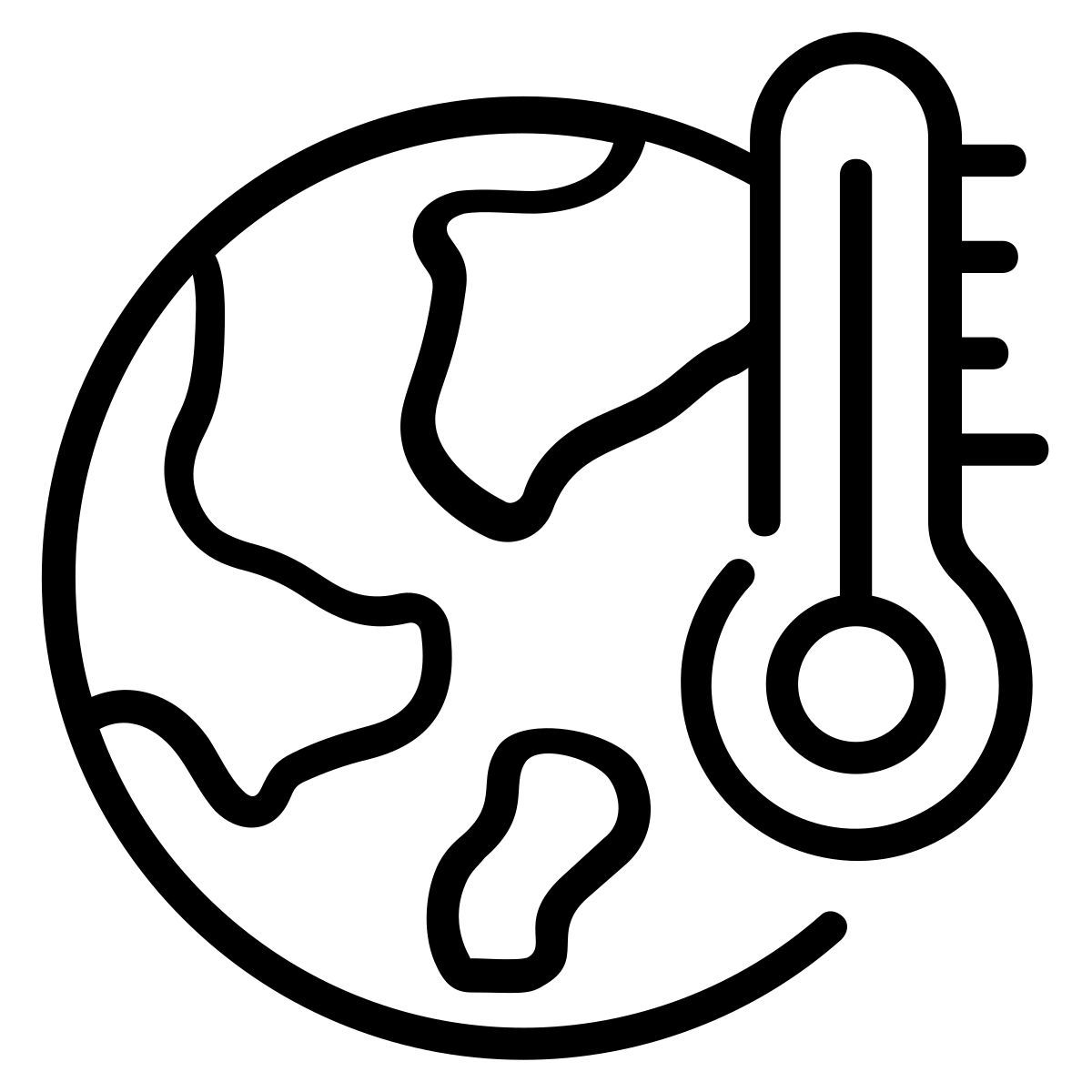 réchauffement climatique icon