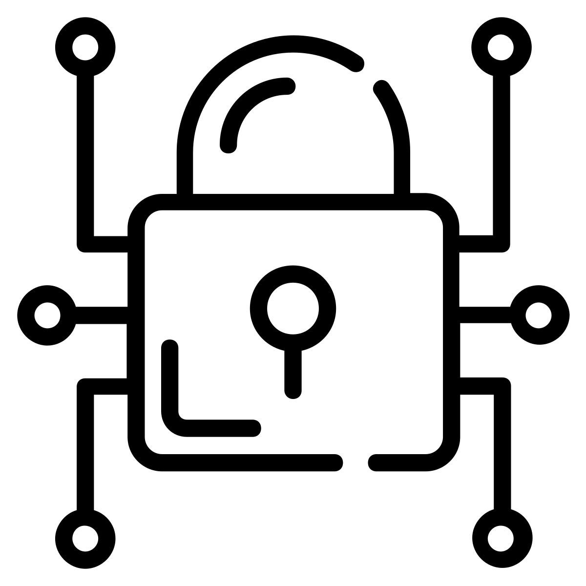 sicurezza di rete icon