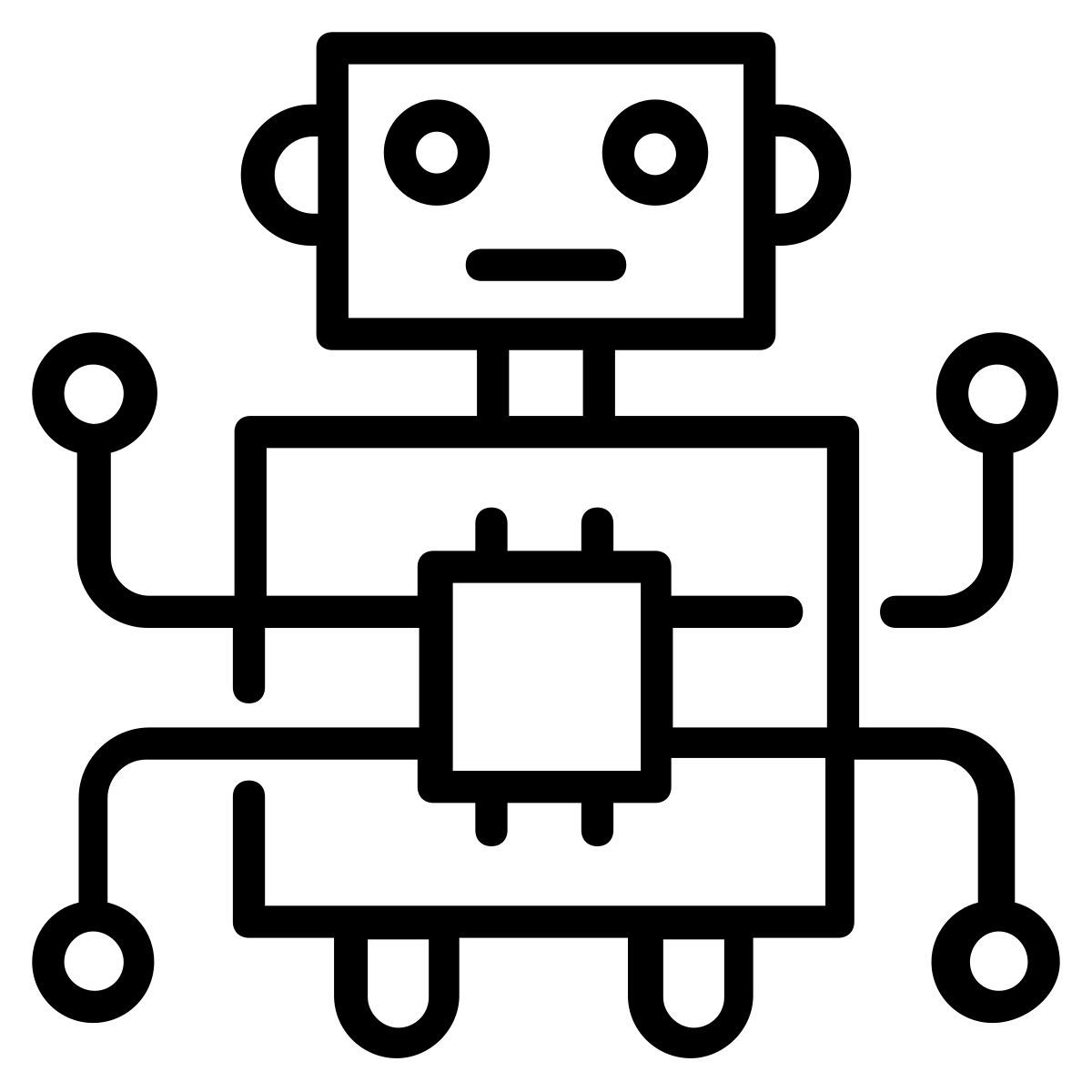 tecnologia de robótica icon
