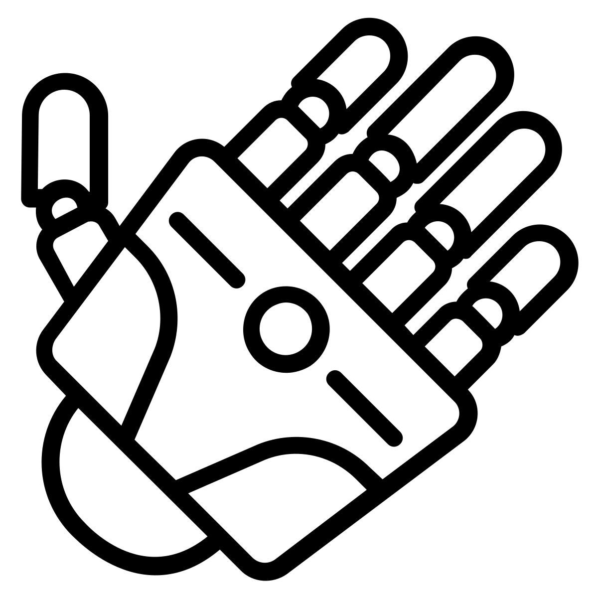 tecnologia de robótica icon