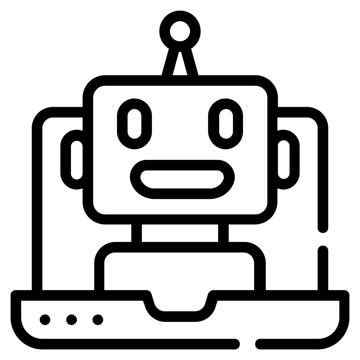 tecnologia de robótica icon