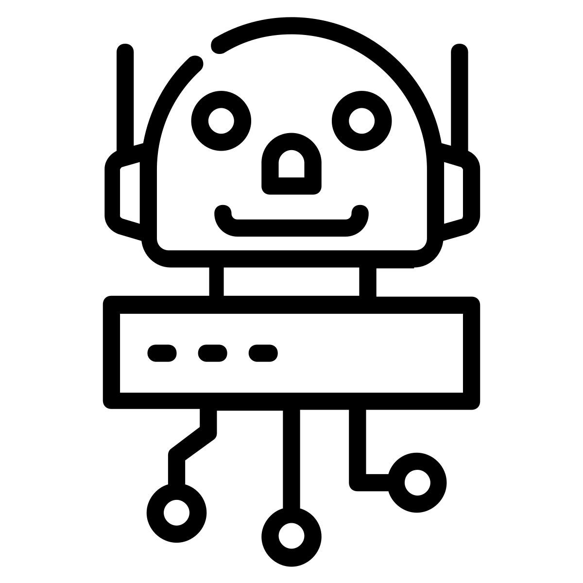 tecnologia de robótica icon