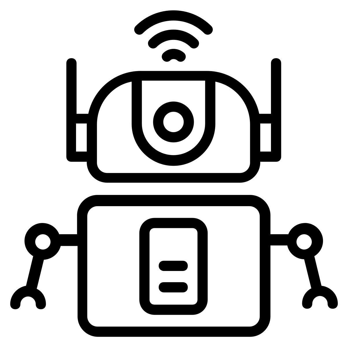 tecnologia de robótica icon