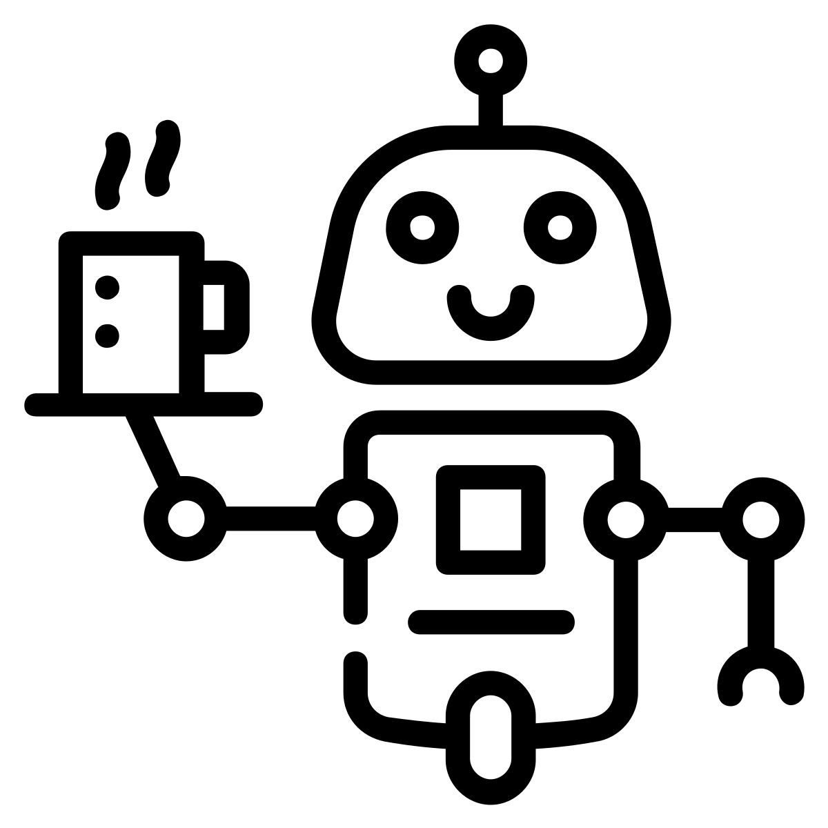 tecnologia de robótica icon