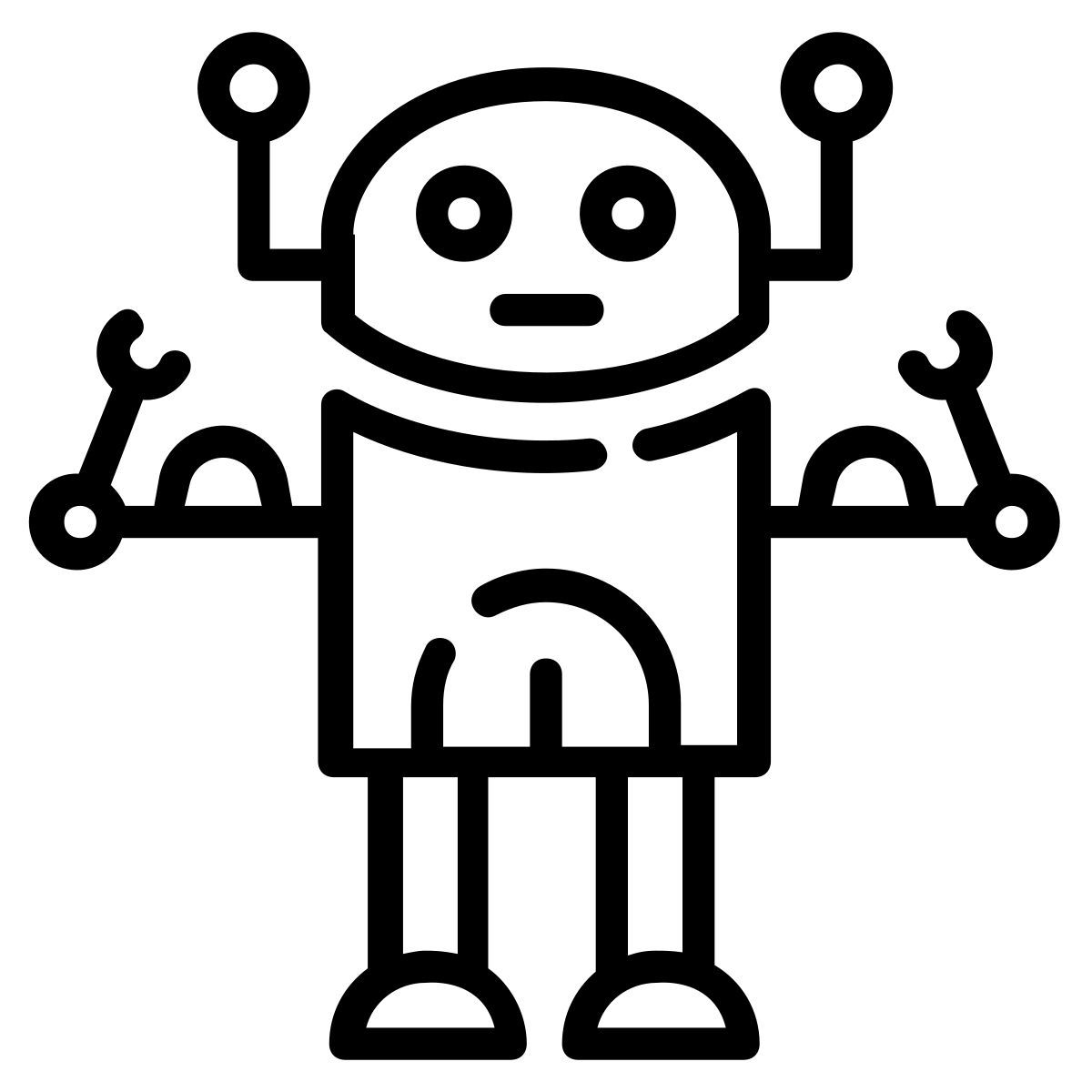 tecnologia de robótica icon