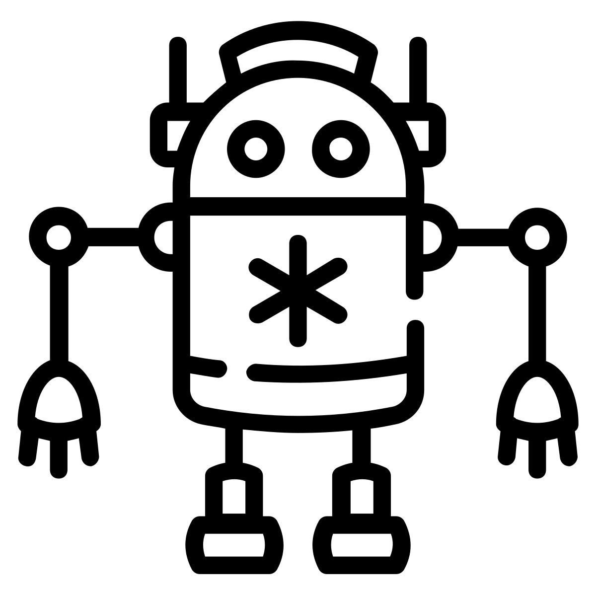 tecnologia de robótica icon