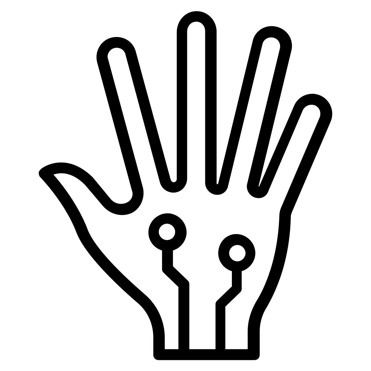 tecnologia de robótica icon
