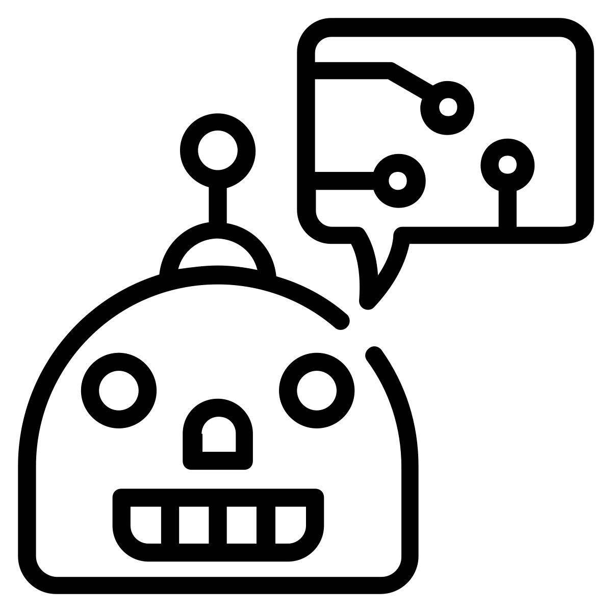tecnologia de robótica icon
