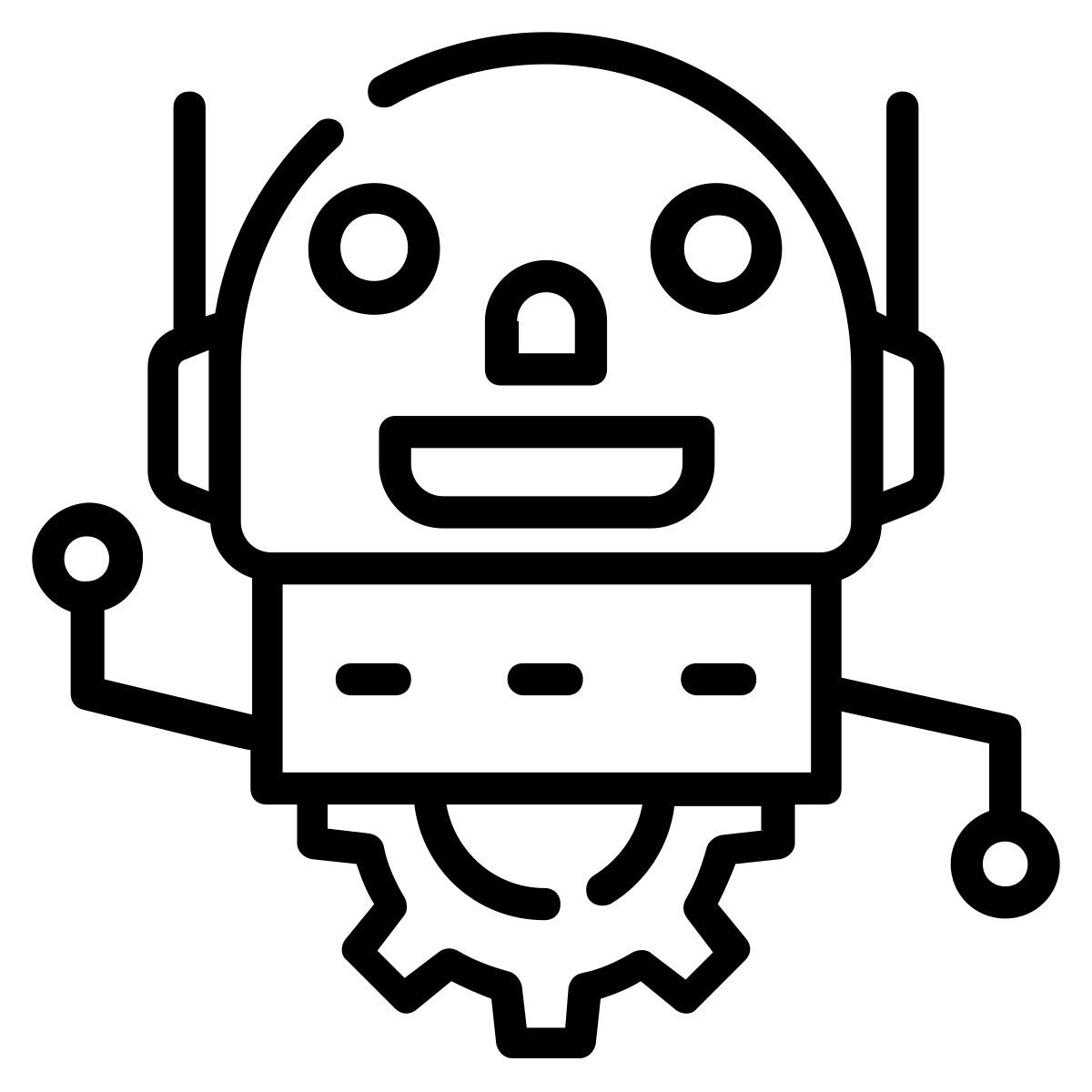 robot technology icon