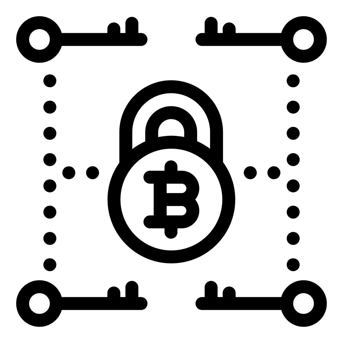 bitcoin verschlüsselung icon