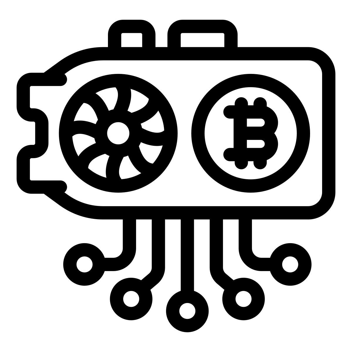 bitcoin mining icon