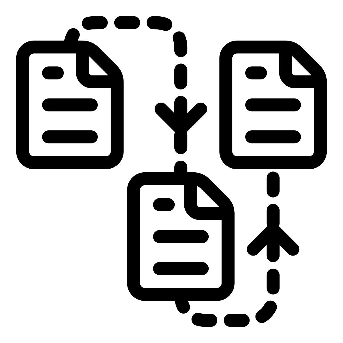 data exchange icon