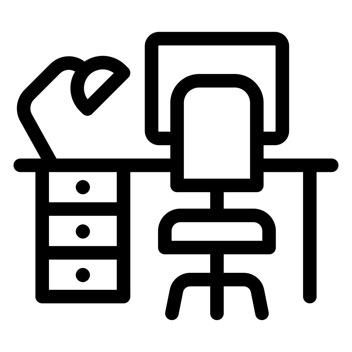 bureau d'école icon