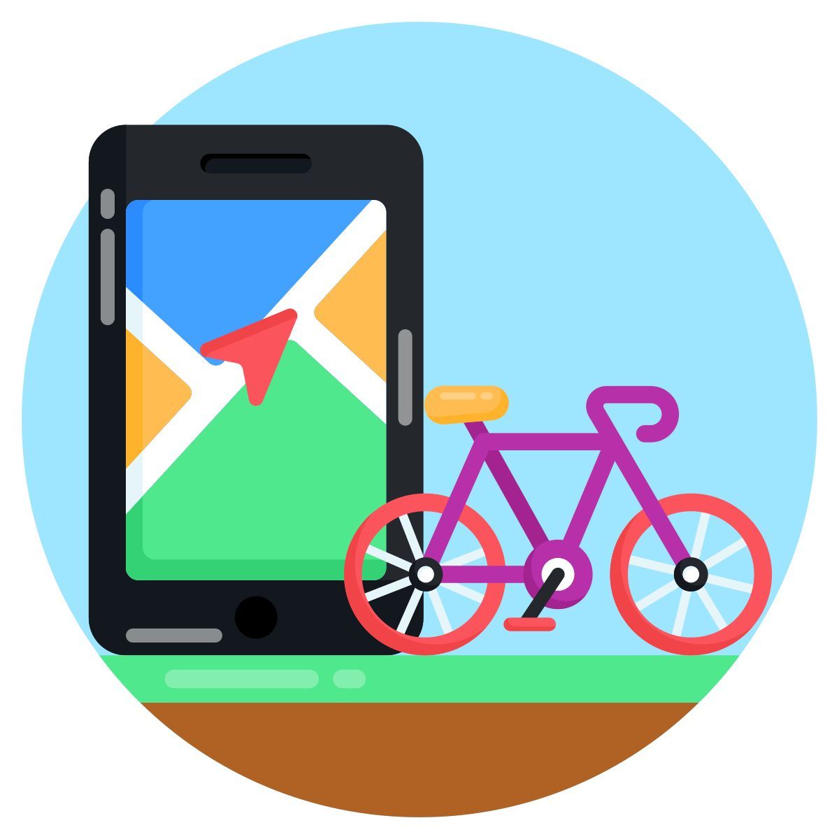 bike route icon