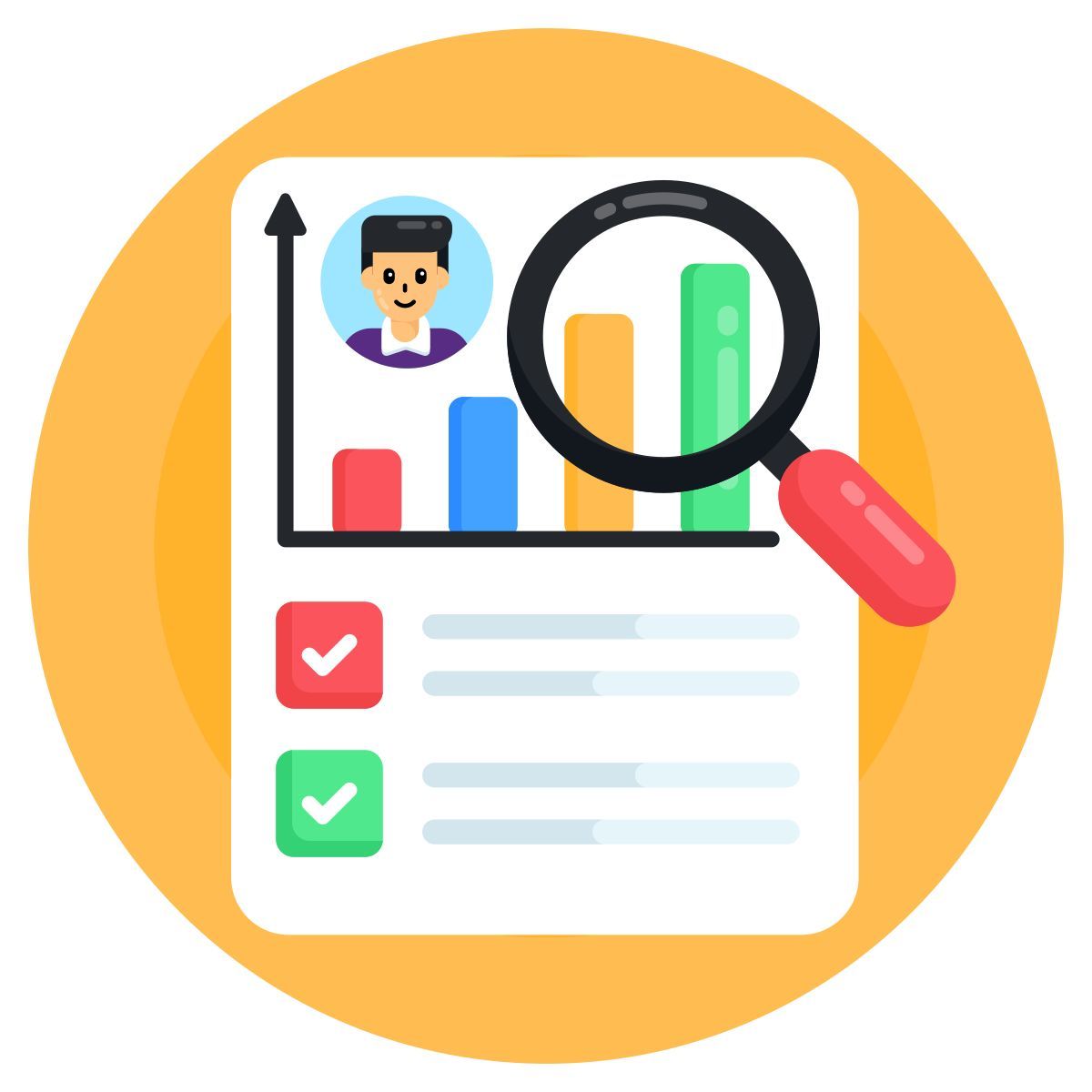 Analyste d'affaires icon