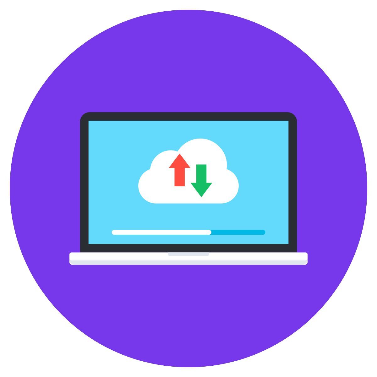 cloud data icon