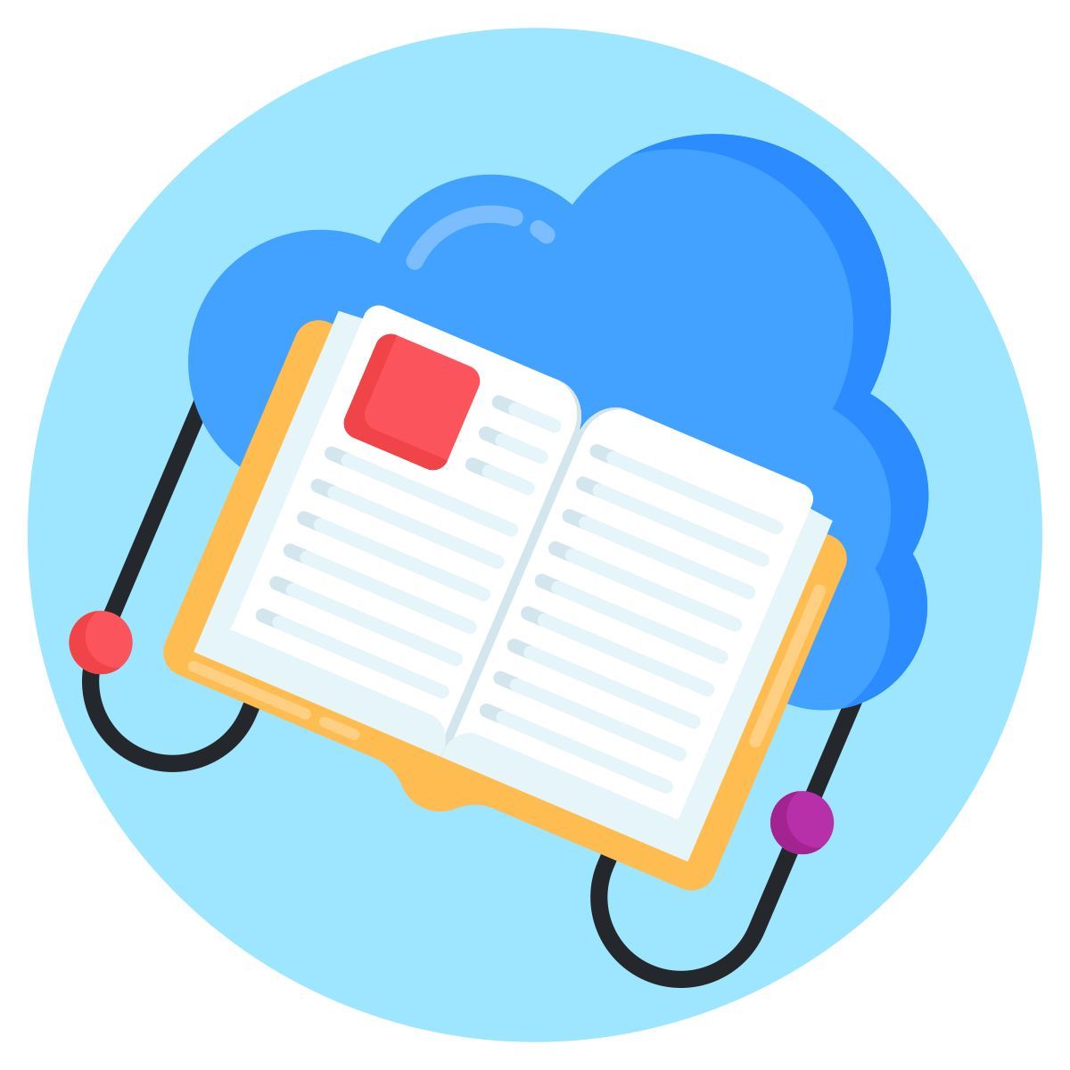 cloud library icon