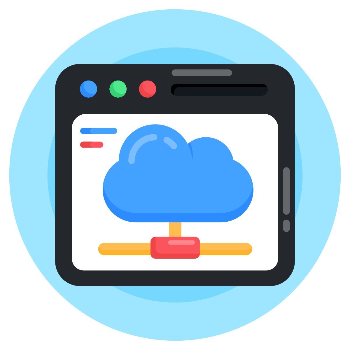 cloud network icon