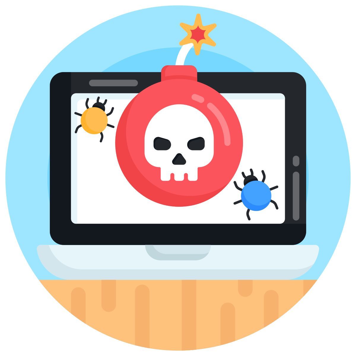 cyber attack icon