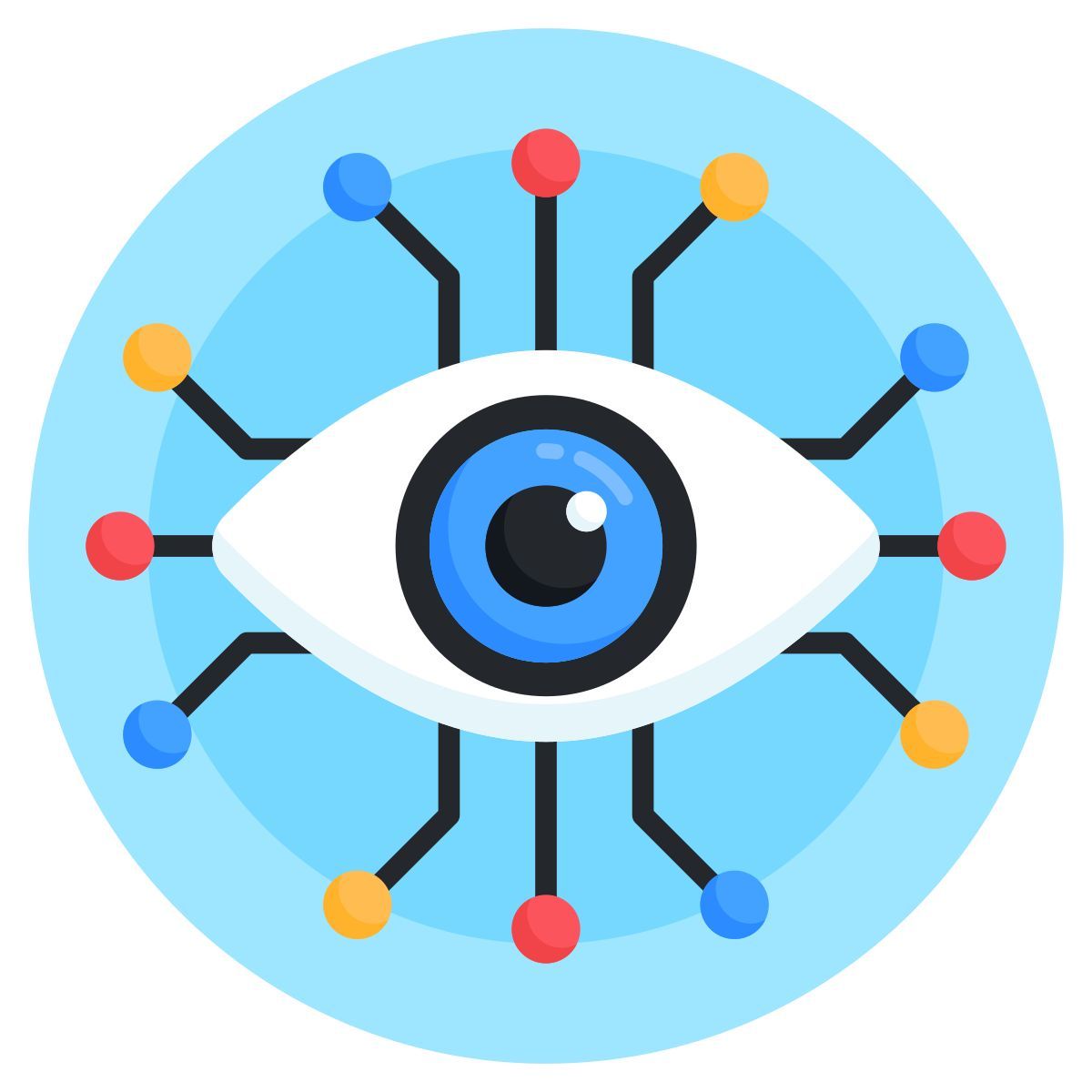 cyber eye icon