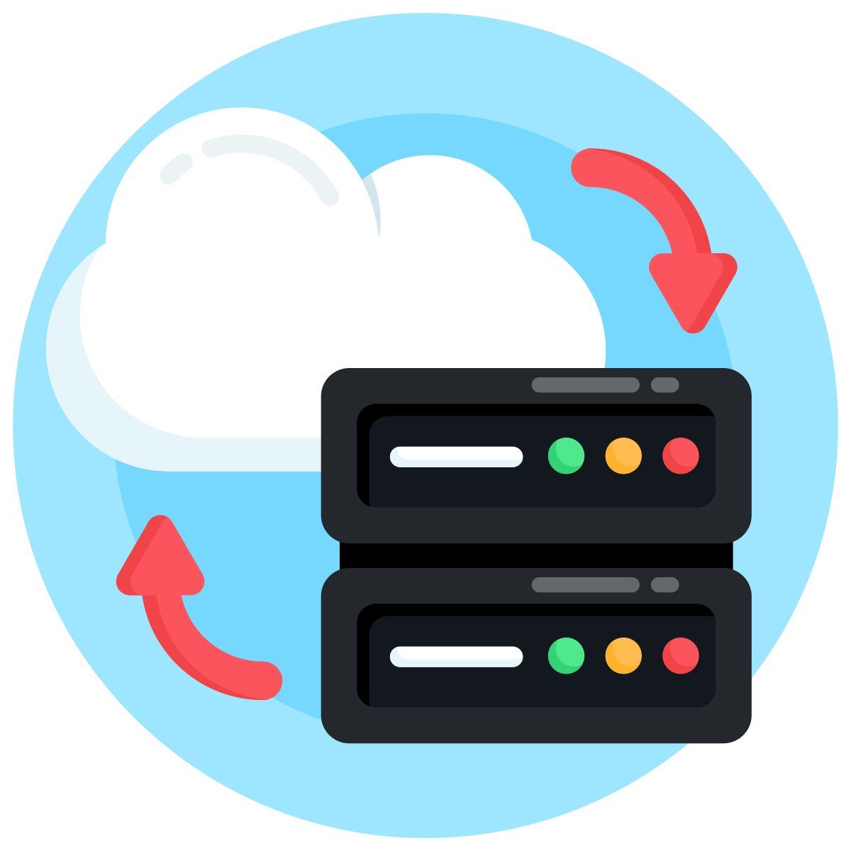 data transfer icon