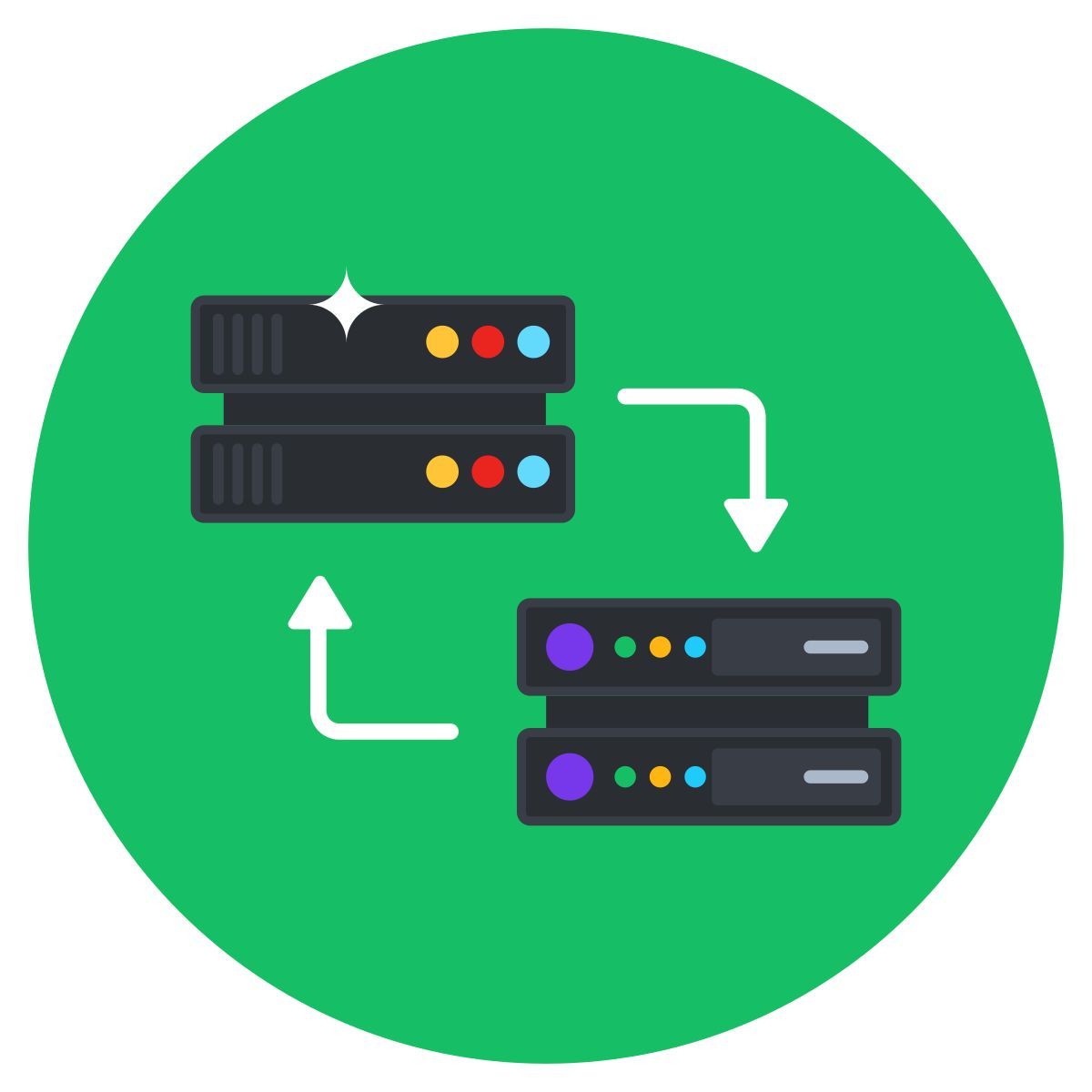 data transfer icon