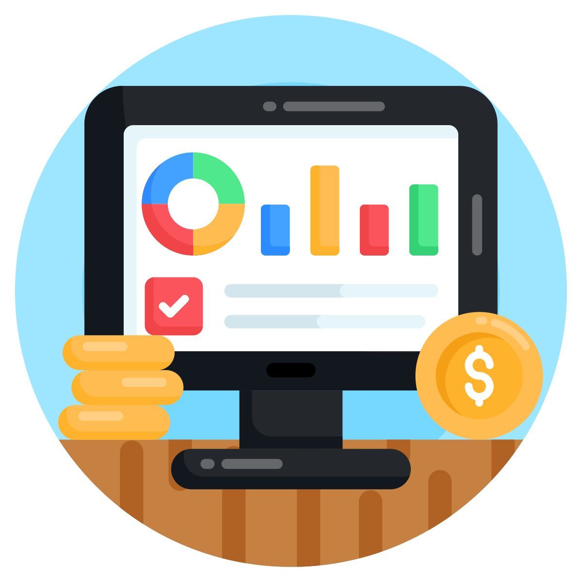 financial report icon
