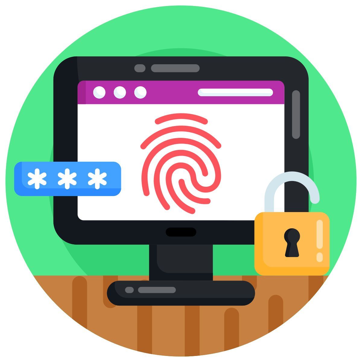 fingerprint icon