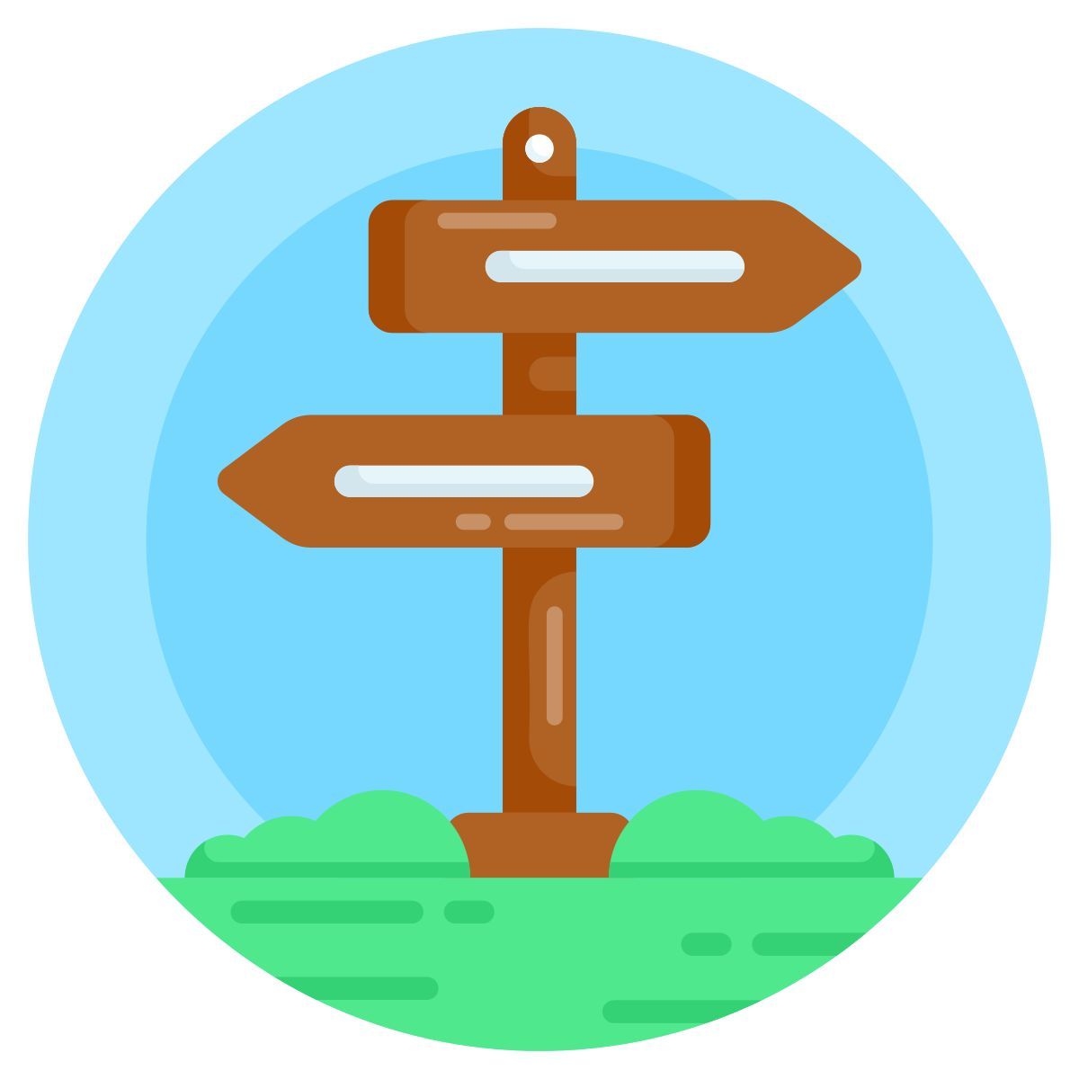 Guidepost icon