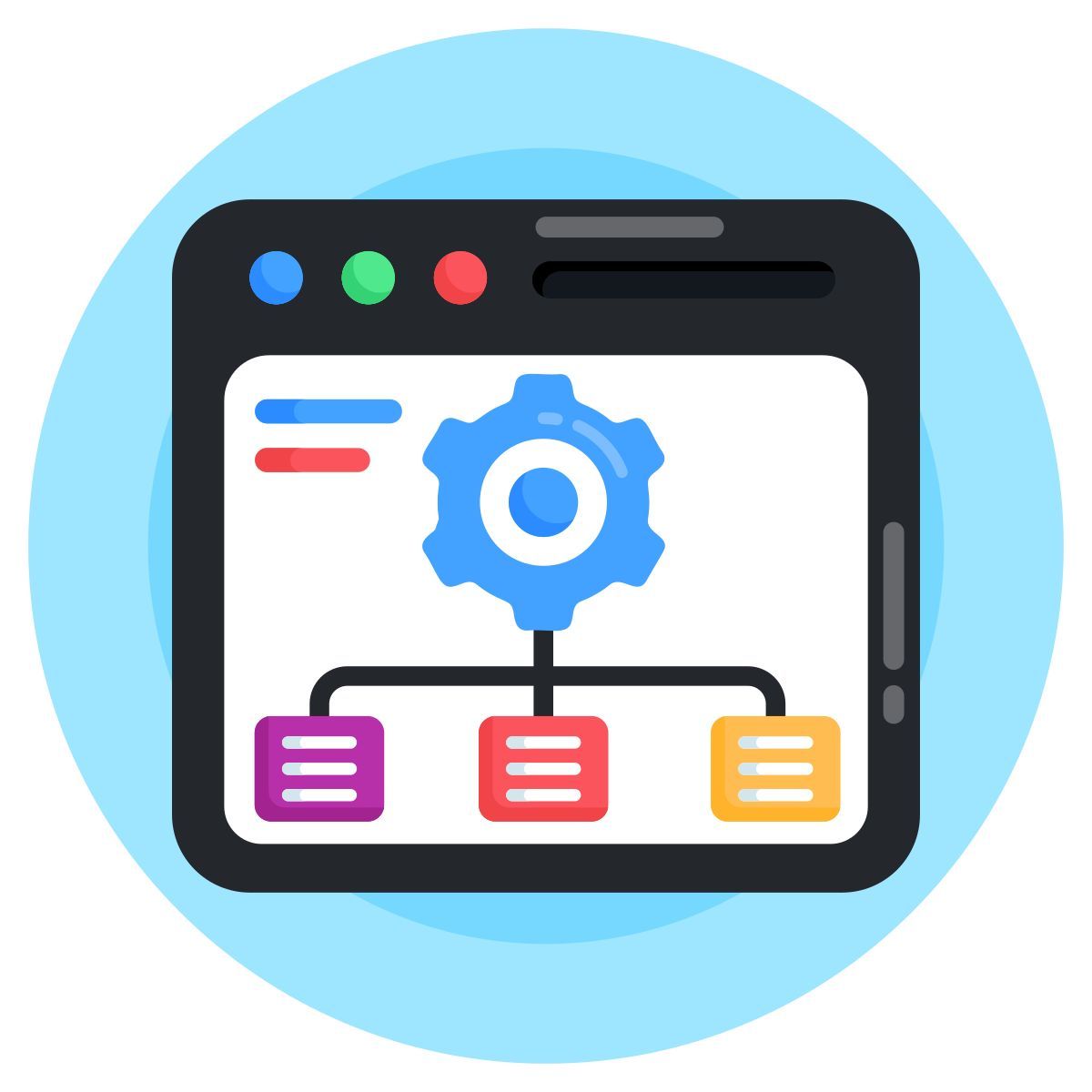 hierarchical structure icon