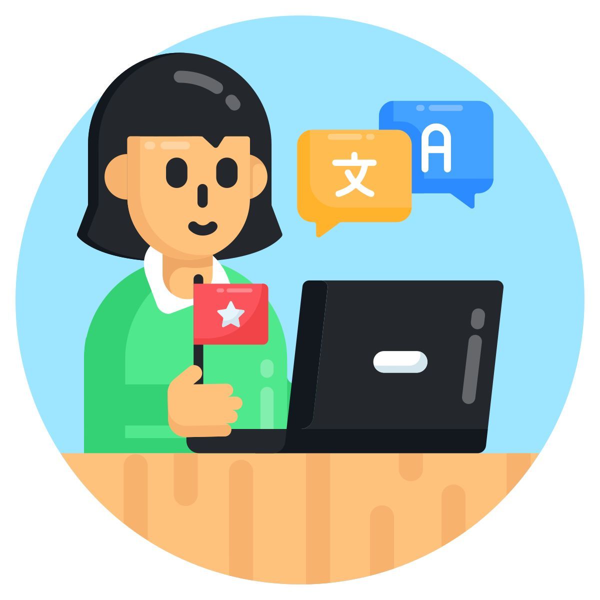 aprender un idioma extranjero icon