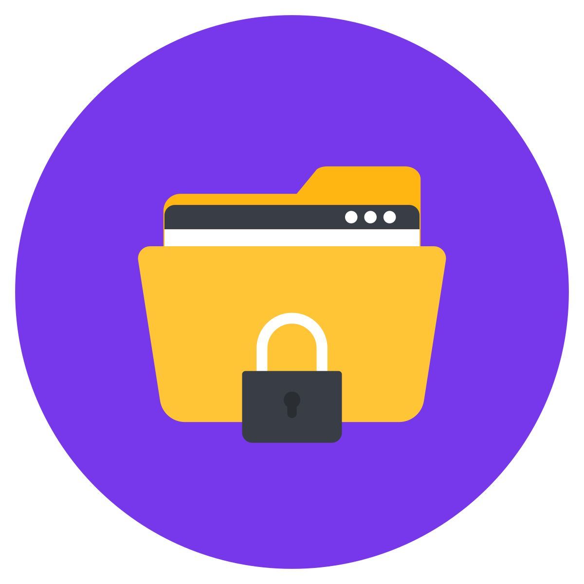 locked folder icon