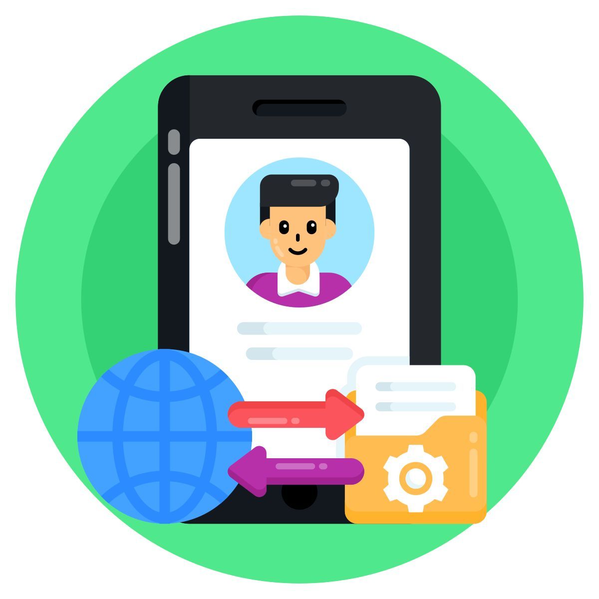 personal data icon