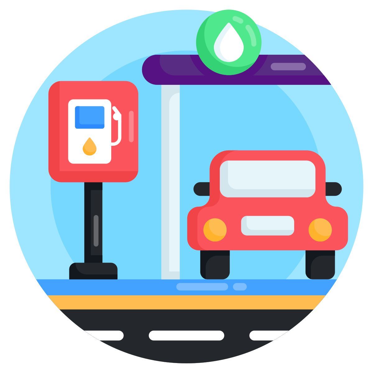petrol pump icon