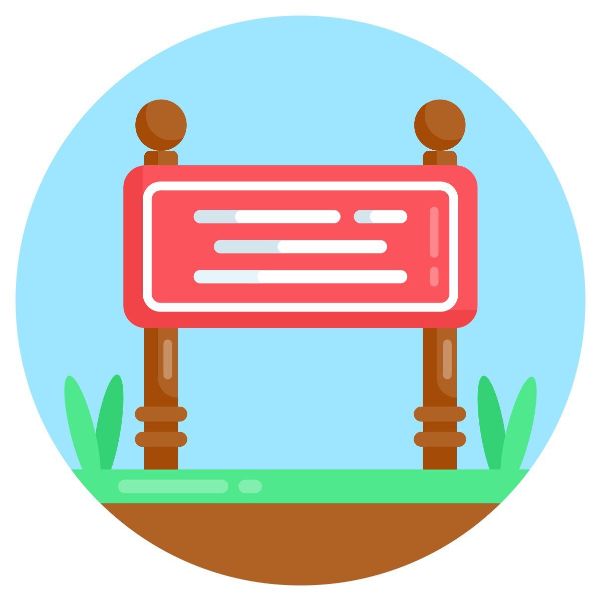 road sign icon