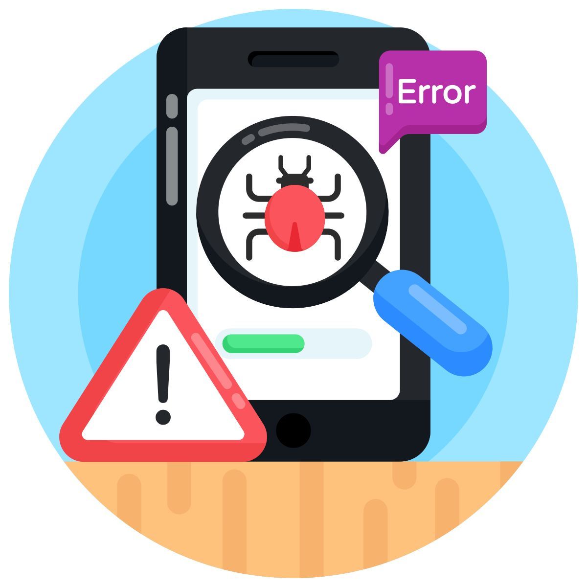 search bugs icon